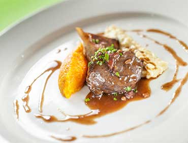 Menu gastronomique 8 étapes - Château du Bost