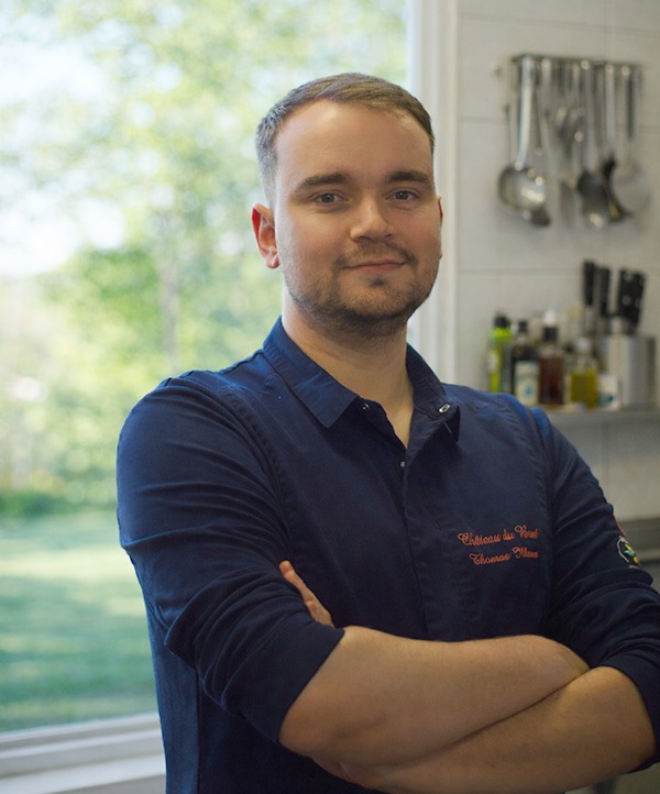 Chef Thomas Illouz au Château du Bost